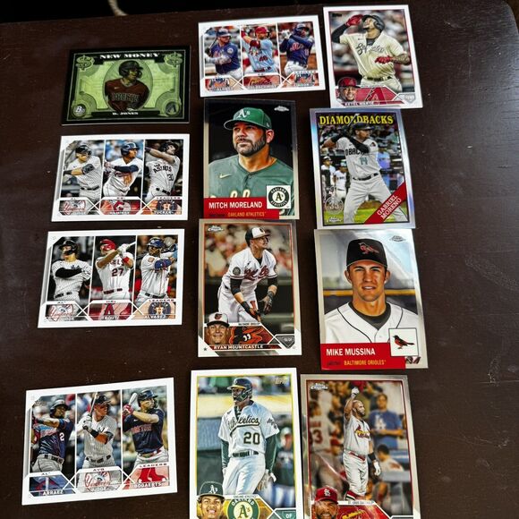 Panini Topps Bowman 100 NM Baseball Cards Lot All Stars Rookies Hall Of Gamers - Picture 5 of 9